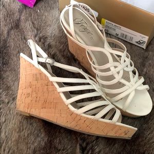 White Fergie wedge